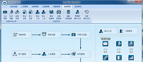 CrossChex考勤門禁管理軟件標準版V4.3.17.2